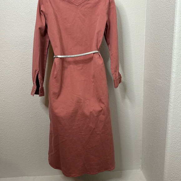 Lee pink/coral denim dress - Picture 5 of 6